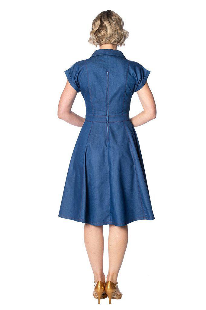 Seaside Diner 50s Dress-Banned-Dark Fashion Clothing