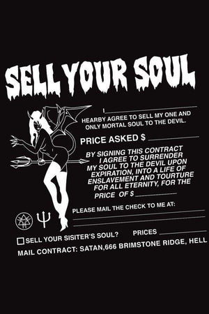 Sell your Soul Pocket Sweat - Unisex-Long Clothing-Dark Fashion Clothing