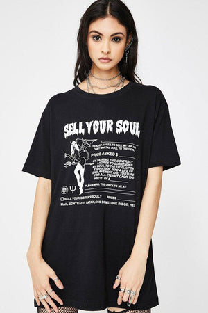 Sell Your Soul - Unisex-Long Clothing-Dark Fashion Clothing