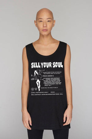 Sell Your Soul Vest - Unisex-Long Clothing-Dark Fashion Clothing