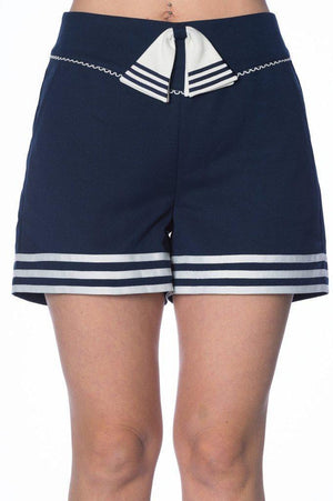 Set Sail Shorts-Banned-Dark Fashion Clothing