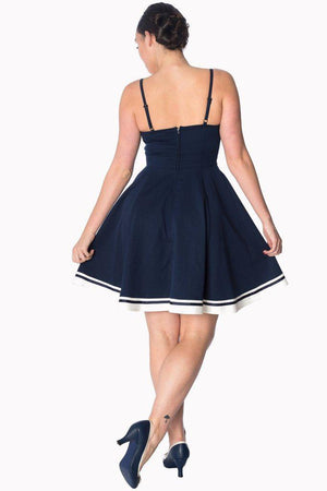 Set Sail Strappy Dress-Banned-Dark Fashion Clothing