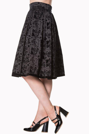 Sia Bella Skirt-Banned-Dark Fashion Clothing