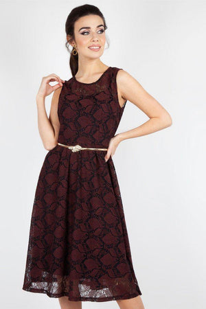 Sophia Autumn Dress-Voodoo Vixen-Dark Fashion Clothing
