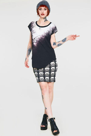 Spooky Woods Baggy Top-Jawbreaker-Dark Fashion Clothing