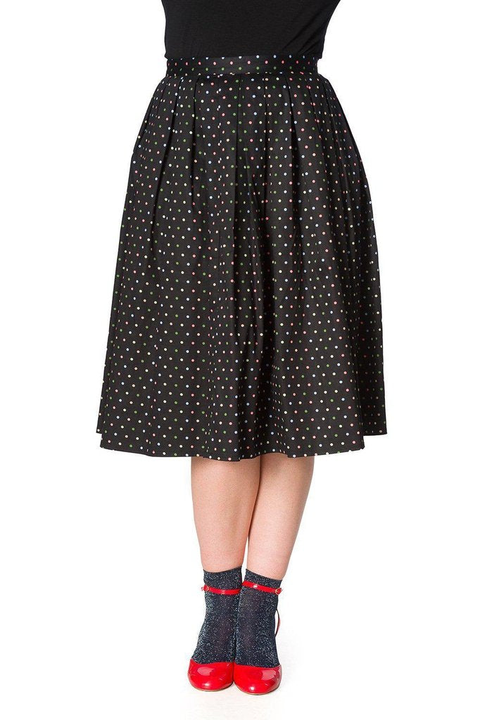 Spot Skirt-Banned-Dark Fashion Clothing