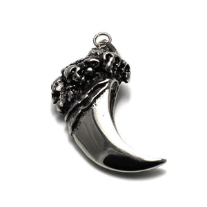 Stainless Steel Skulls Claw Pendant-Badboy-Dark Fashion Clothing
