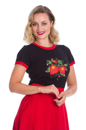 Strawberry Fields Top-Banned-Dark Fashion Clothing