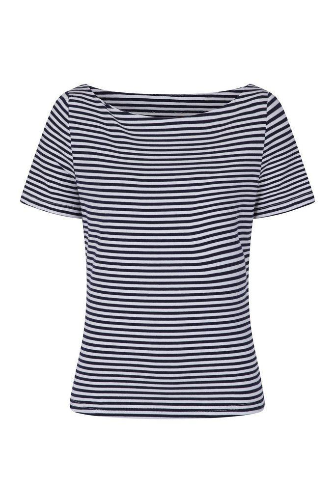 Striped Blouse - TP10212-Banned-Dark Fashion Clothing