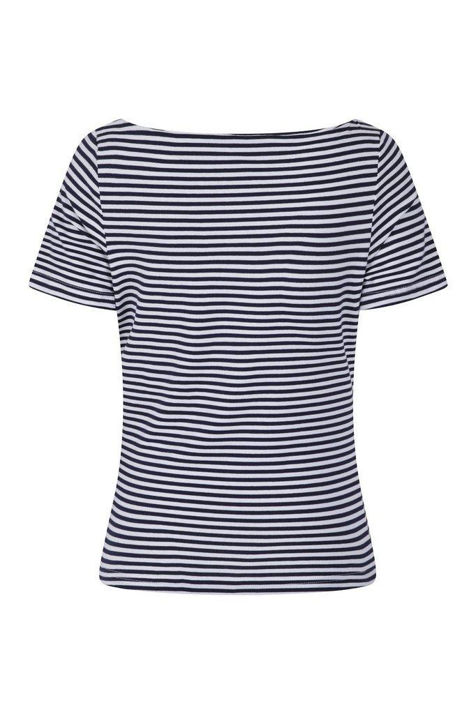 Striped Blouse - TP10212-Banned-Dark Fashion Clothing