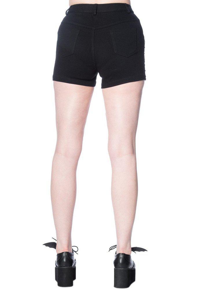 Stud Shorts-Banned-Dark Fashion Clothing