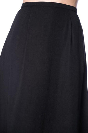 Sue-Ellen Bias Cut Skirt-Banned-Dark Fashion Clothing