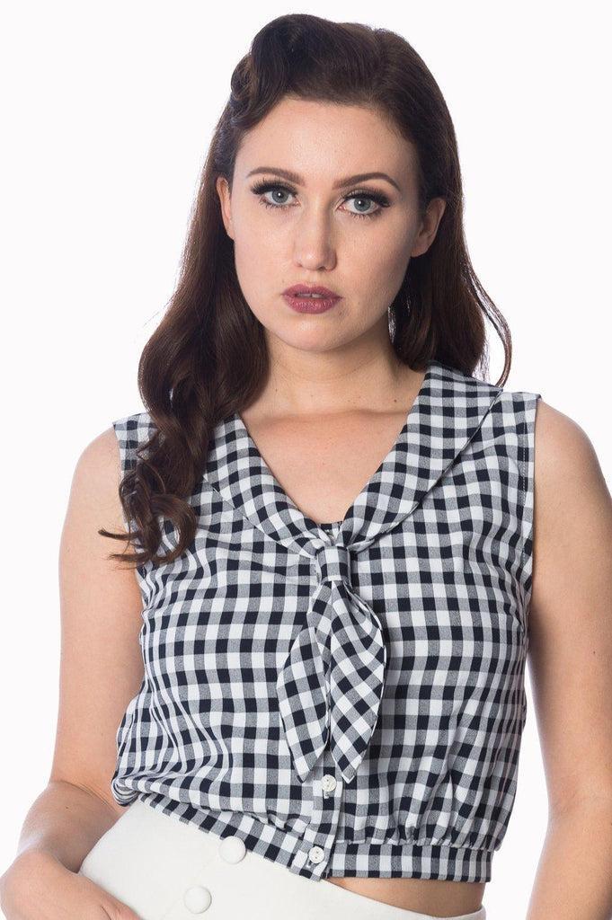 Summer Breeze Tie Top-Banned-Dark Fashion Clothing
