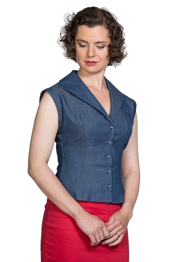 Sweet Sail Blouse-Banned-Dark Fashion Clothing