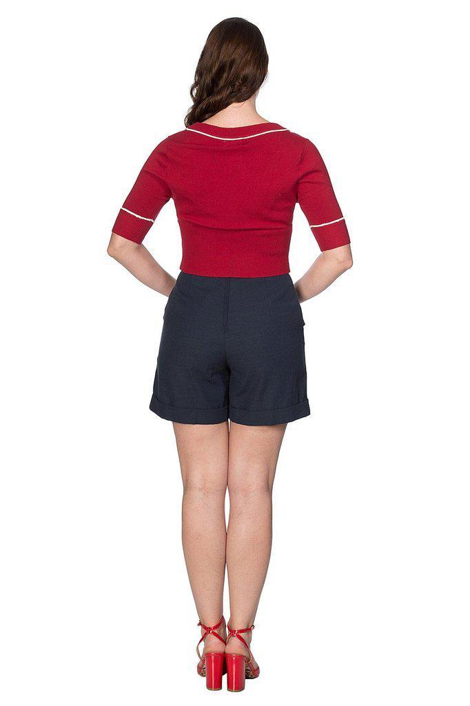 Sweet Summer Sail Shorts-Banned-Dark Fashion Clothing