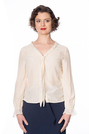 The Betty Ruffle Blouse-Banned-Dark Fashion Clothing