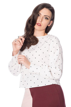 The Dotty Top-Banned-Dark Fashion Clothing