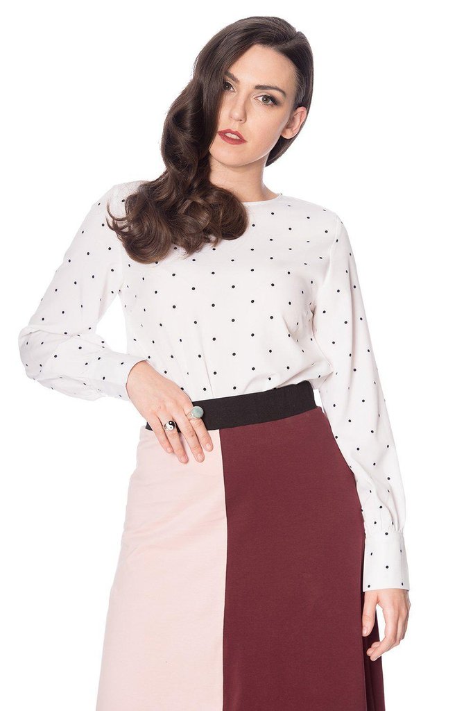 The Dotty Top-Banned-Dark Fashion Clothing