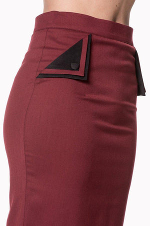 Tori Plus Size Skirt-Banned-Dark Fashion Clothing