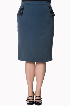 Tori Plus Size Skirt-Banned-Dark Fashion Clothing