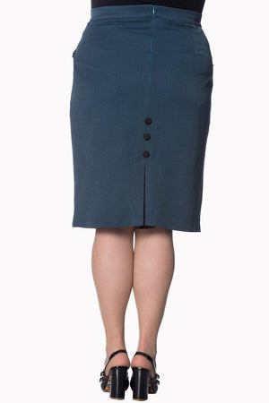 Tori Plus Size Skirt-Banned-Dark Fashion Clothing
