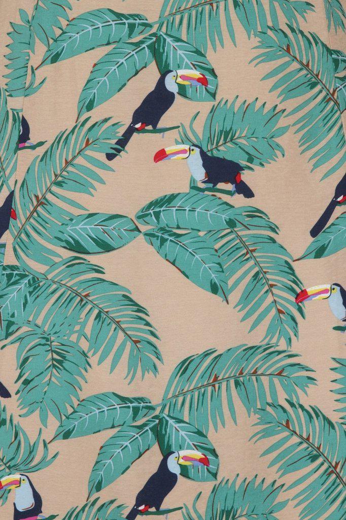 Toucan All Over Dress-Banned-Dark Fashion Clothing