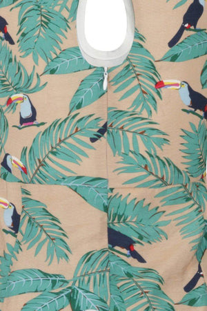 Toucan All Over Dress-Banned-Dark Fashion Clothing