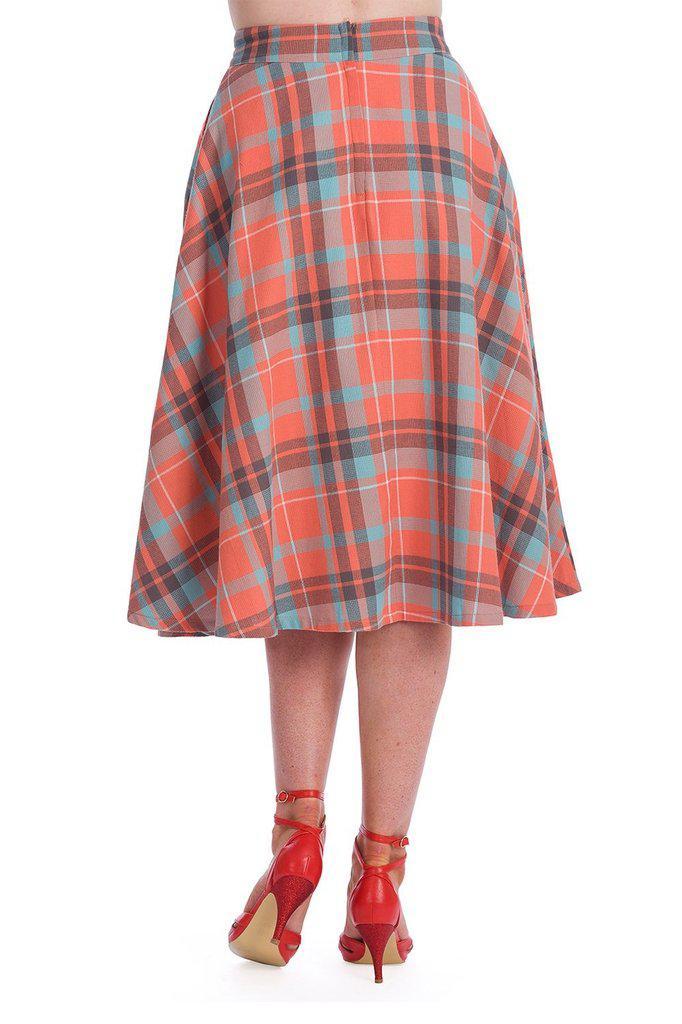 Treat Me Flare Skirt-Banned-Dark Fashion Clothing