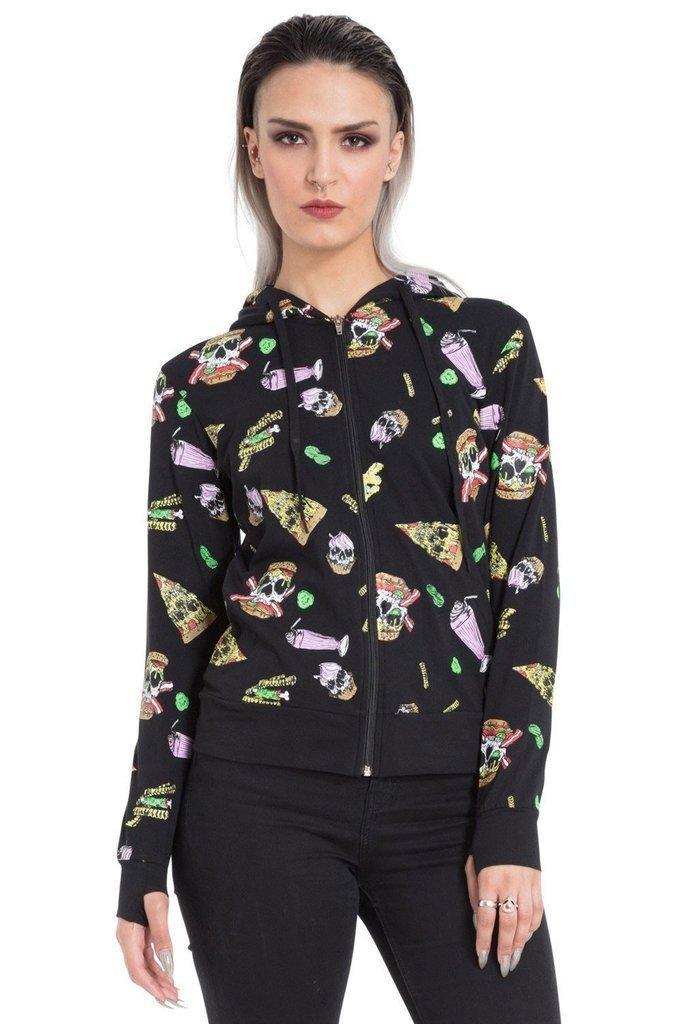 Twisted Fast Food Hoodie-Jawbreaker-Dark Fashion Clothing