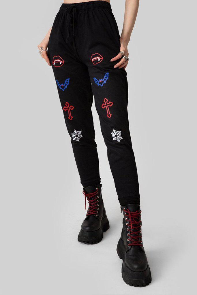 Vamp Jogger Pants - Unisex-Long Clothing-Dark Fashion Clothing