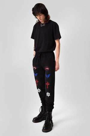 Vamp Jogger Pants - Unisex-Long Clothing-Dark Fashion Clothing