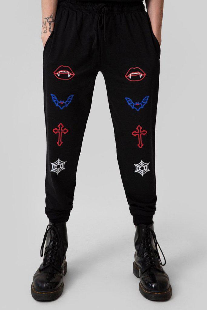 Vamp Jogger Pants - Unisex-Long Clothing-Dark Fashion Clothing