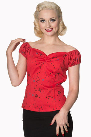 Vanity Top-Banned-Dark Fashion Clothing