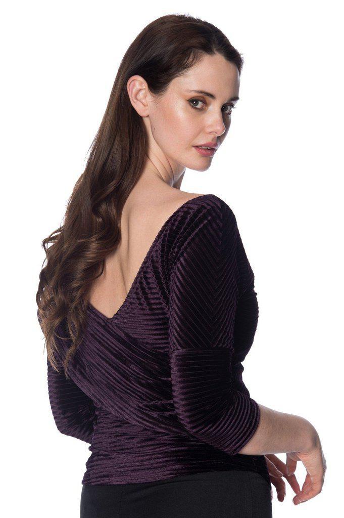 Vera Velvet Top-Banned-Dark Fashion Clothing