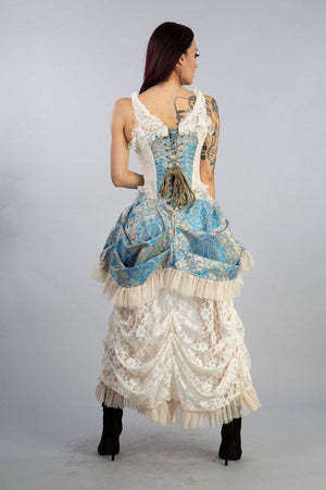 Versailles Corset Dress In Jacquard-Burleska-Dark Fashion Clothing