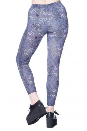 Vibora Leggings-Banned-Dark Fashion Clothing