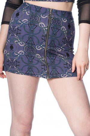 Vibora Skirt-Banned-Dark Fashion Clothing