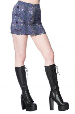 Vibora Skirt-Banned-Dark Fashion Clothing