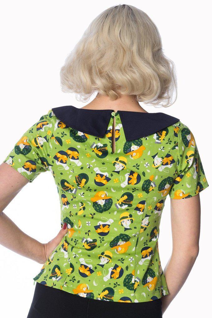 Vintage Hat Plus Size Top-Banned-Dark Fashion Clothing