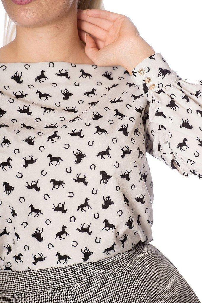 Wild Horses Top-Banned-Dark Fashion Clothing