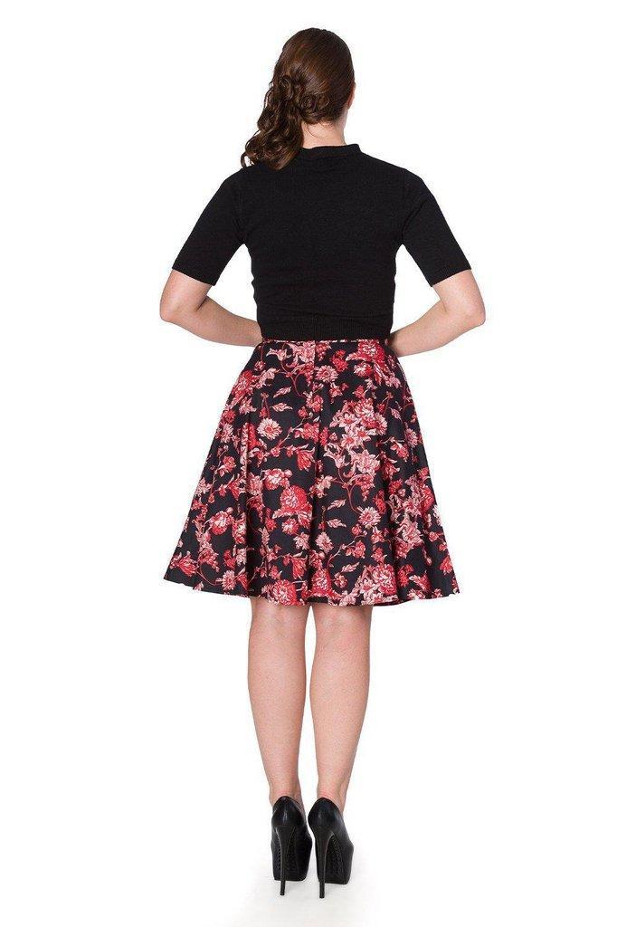 Winter Flower Jumper-Banned-Dark Fashion Clothing