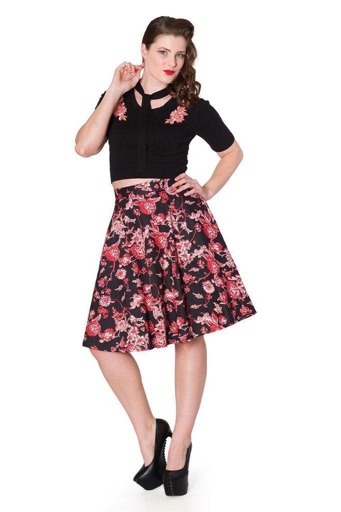 Winter Flower Jumper-Banned-Dark Fashion Clothing