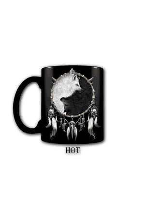 Wolf Chi - Heat Change Ceramic Coffee Mug - Gift Boxed-Spiral-Dark Fashion Clothing